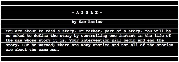 Aisle Introduction